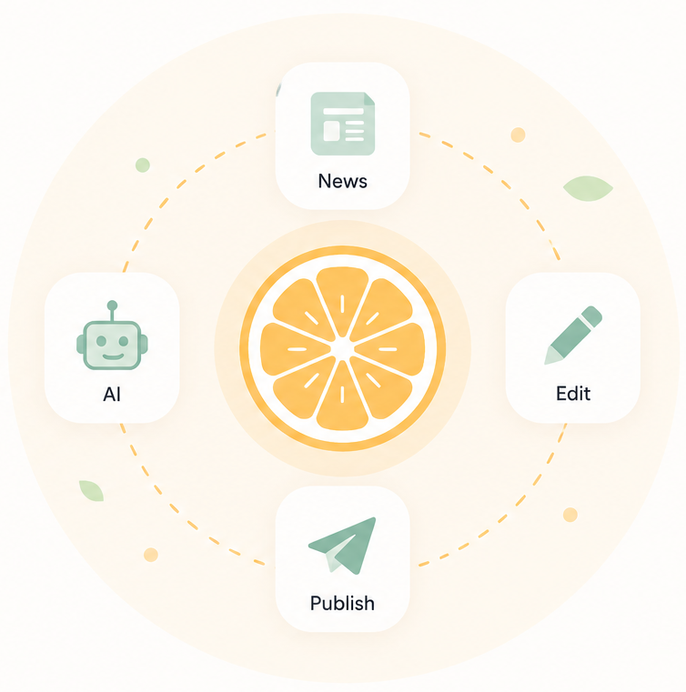 Citrus Bot AI Telegram Post Generator